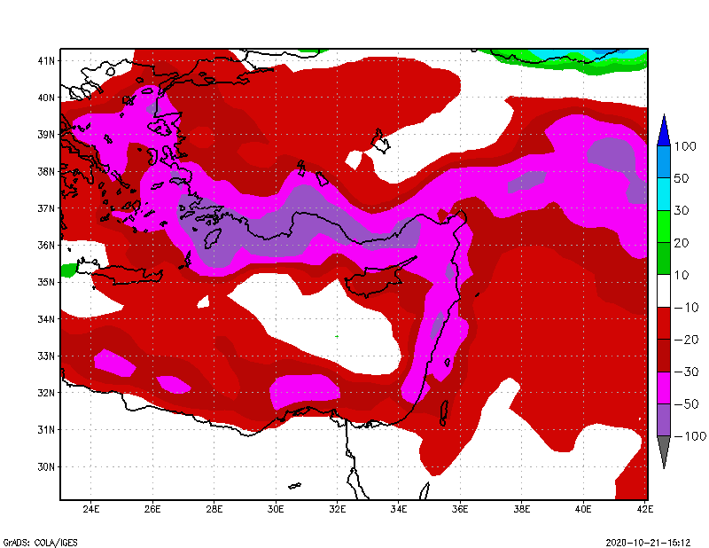 תחזית עונתית לעונת הגשמים 2020 2021 Israel Meteorological Service